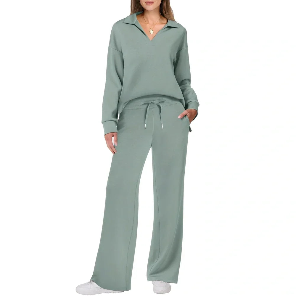 Justina - Casual set from sweater and pants for women