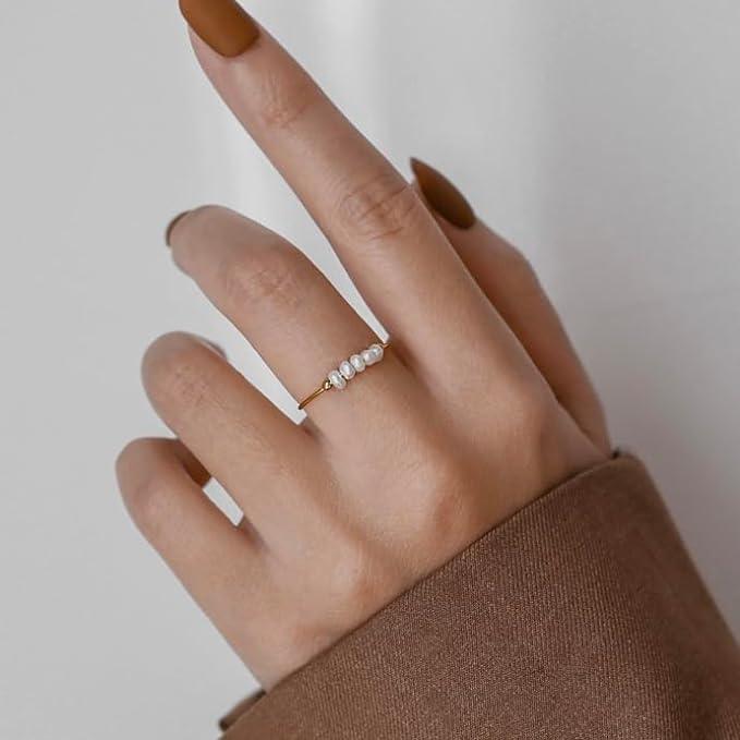 Miori – Natural Pearl Ring in Gold