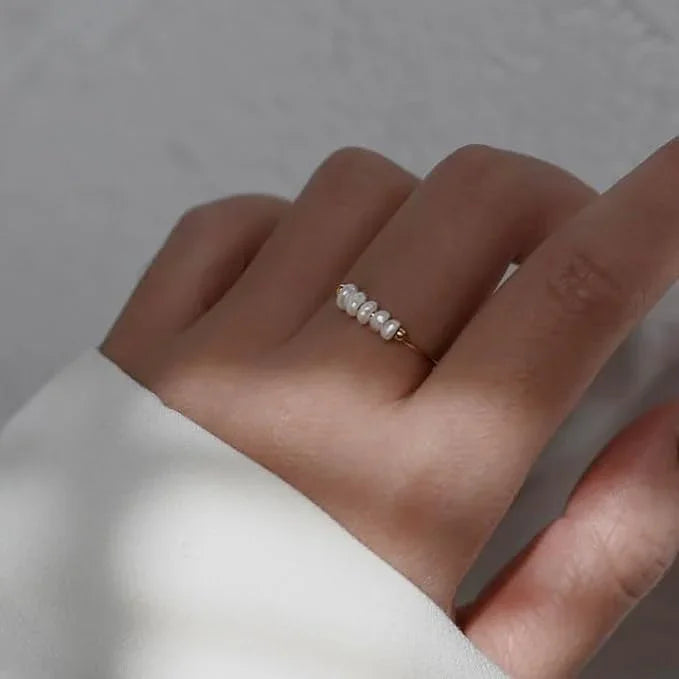 Miori – Natural Pearl Ring in Gold