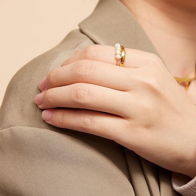 Miori – Natural Pearl Ring in Gold