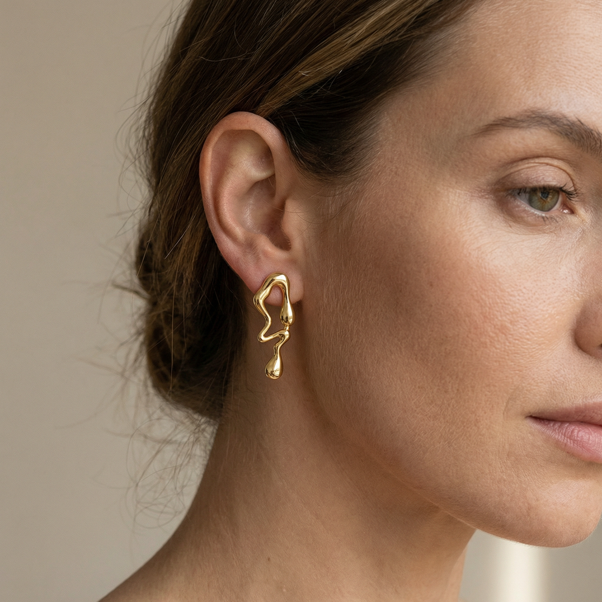 Wilma – Uneven Abstract Earrings