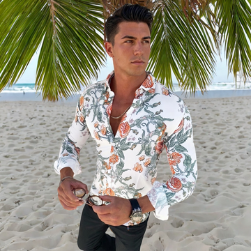 Denzel - Floral Long Sleeve Shirt