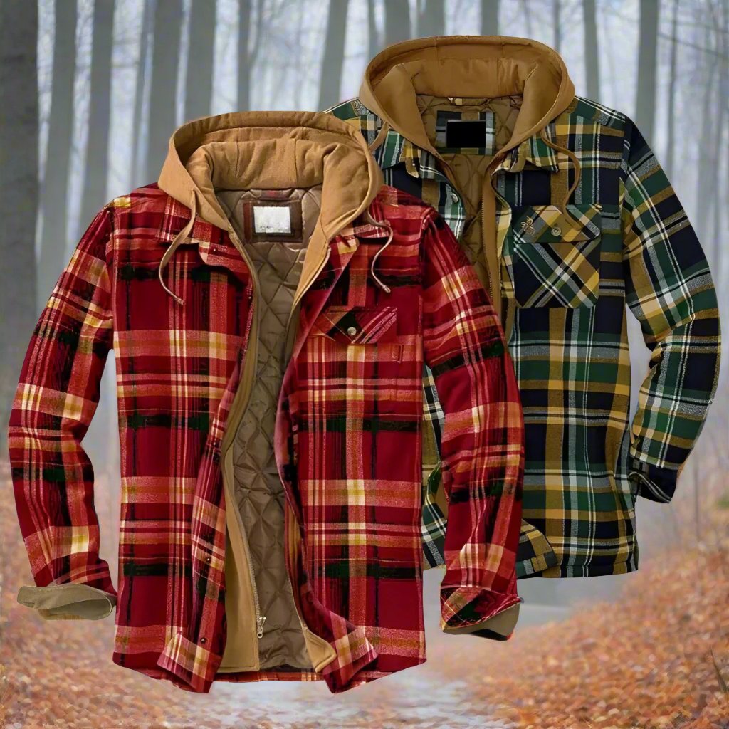 Ormond - Checkered jacket with hood