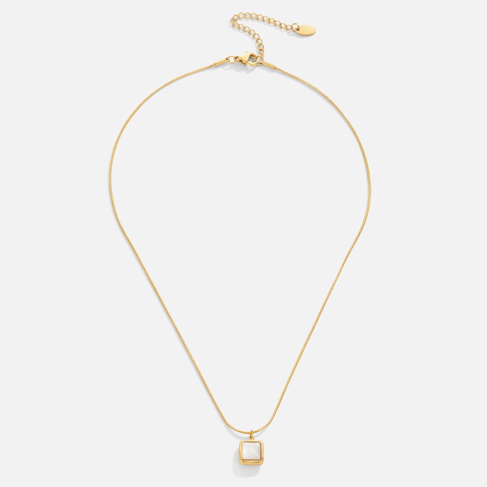 Riva – Necklace with iridescent moonstone pendant