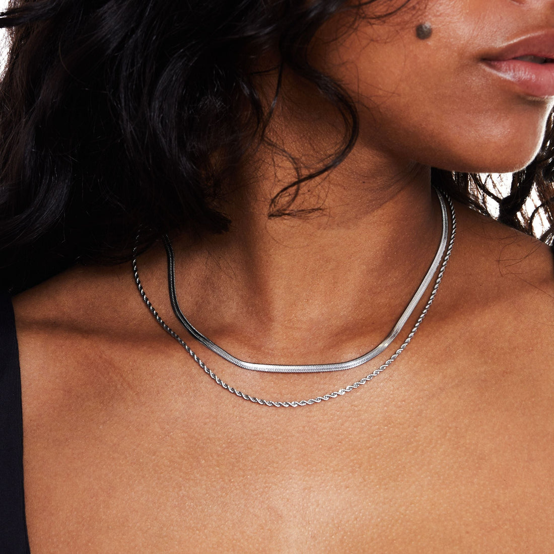 Ios – Double Layer Necklace with Gold Coating