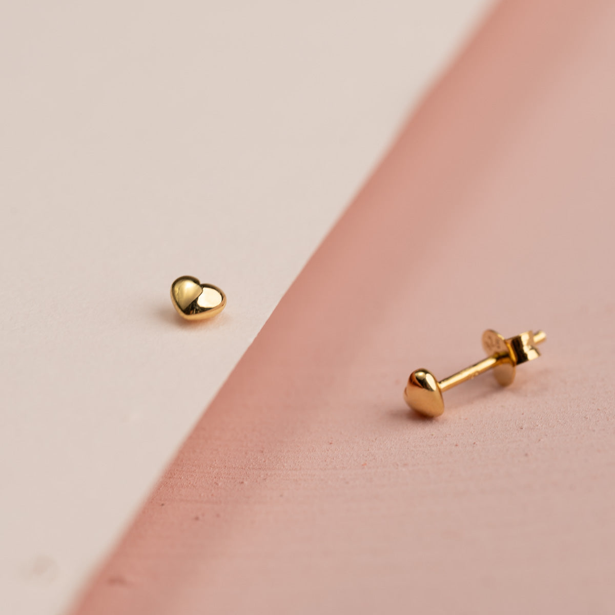 Eman - Golden Heart Earrings