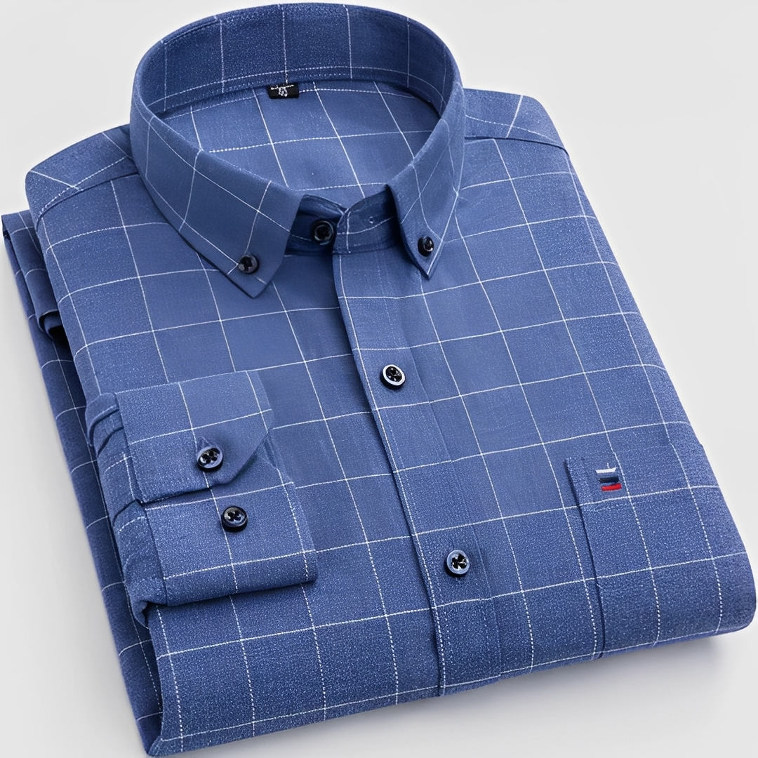 Glenn - Trendy plaid shirt for men