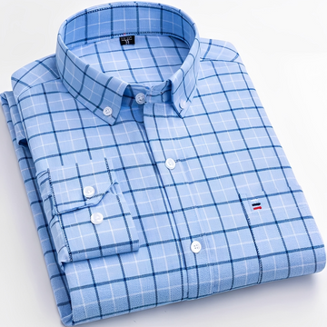 Glenn - Trendy plaid shirt for men