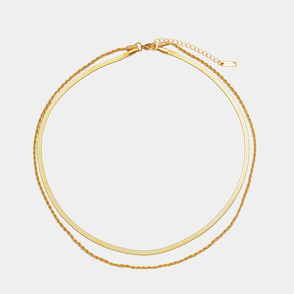 Ios – Double Layer Necklace with Gold Coating