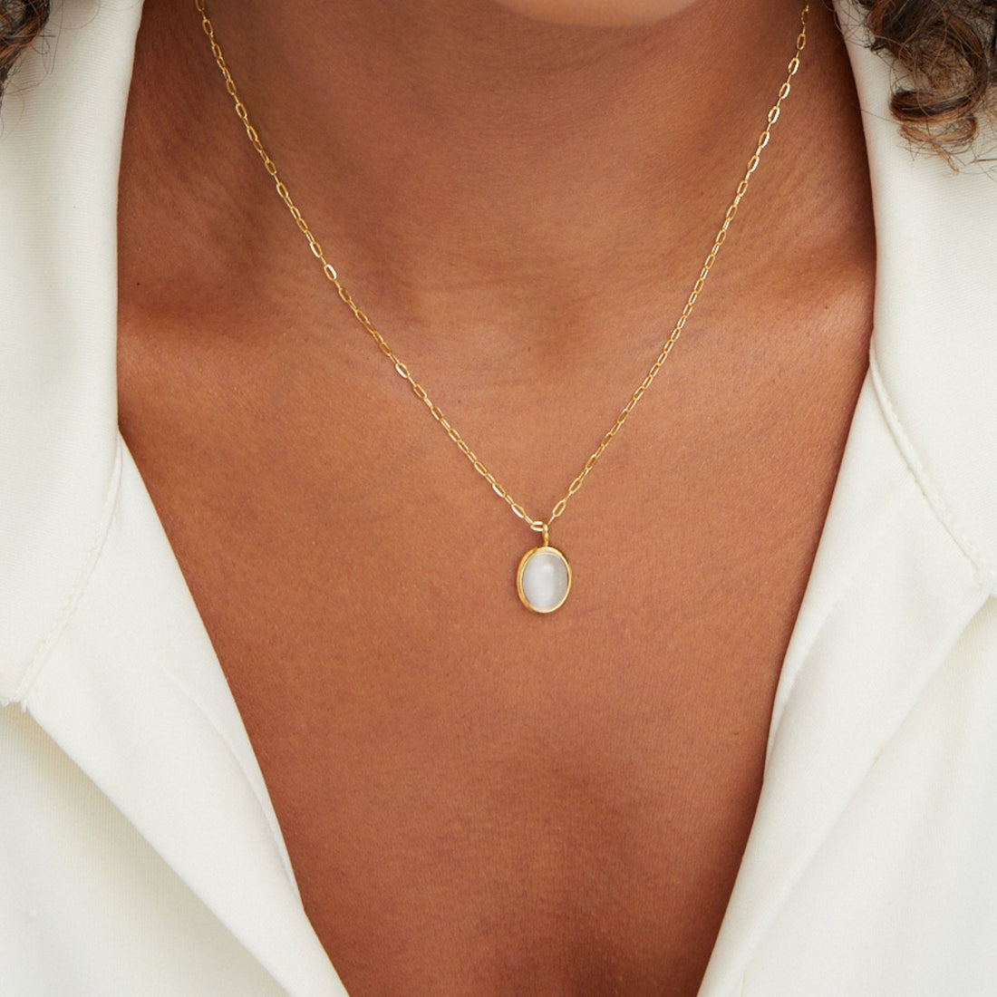 Ophelia – White Opal Necklace
